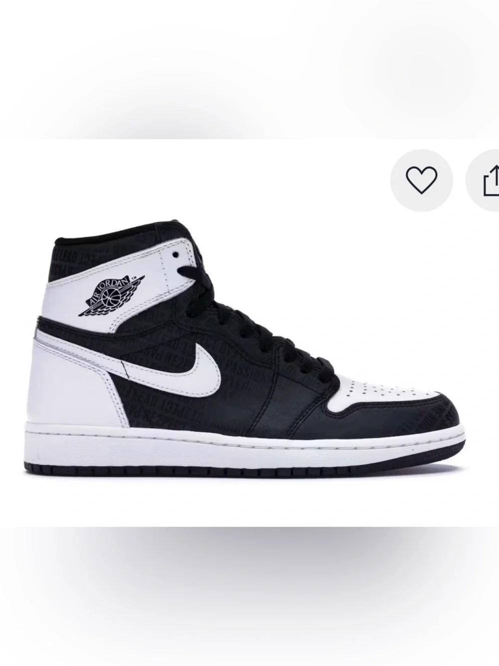 Air Jordan 1 Retro High OG 'RE2PECT' M 12 new